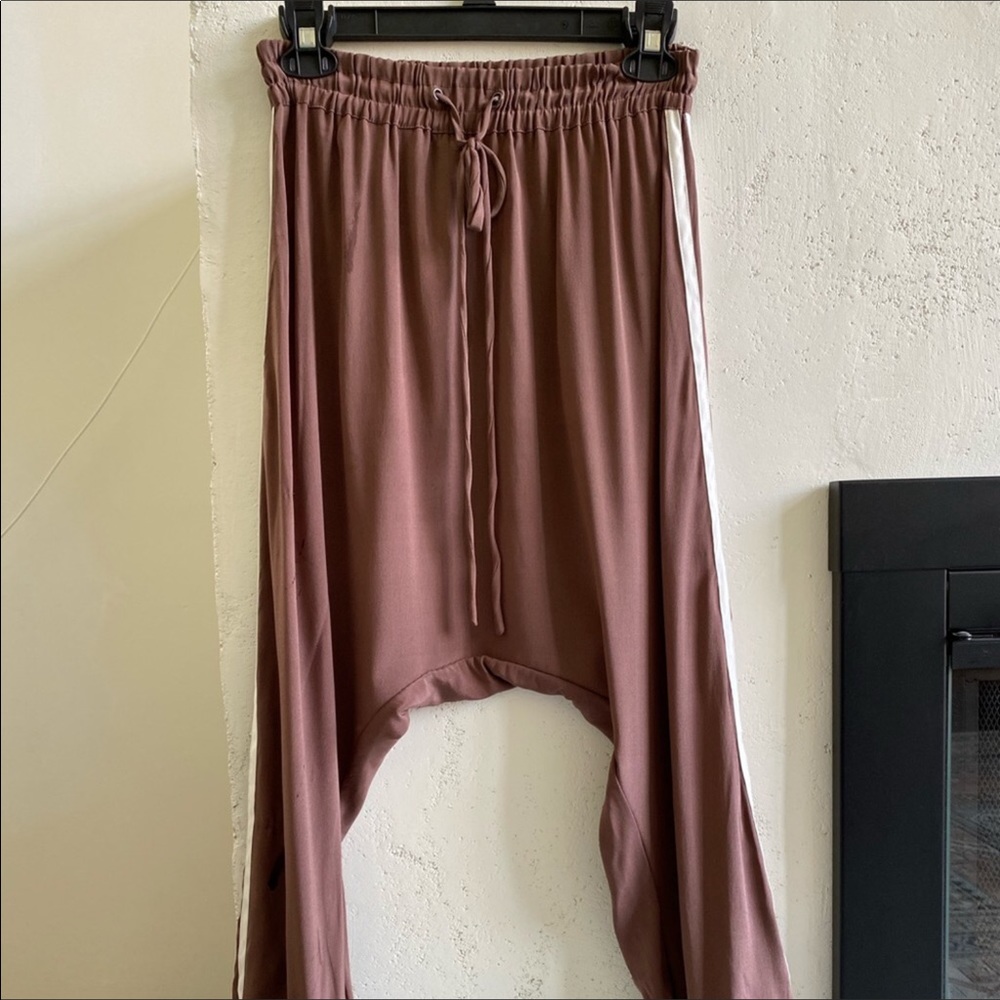 Olympia activewear silk harem joggers